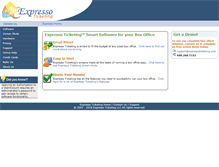 Tablet Screenshot of expressoticketing.com